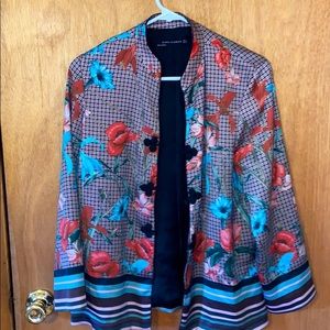 Flowered Blazer